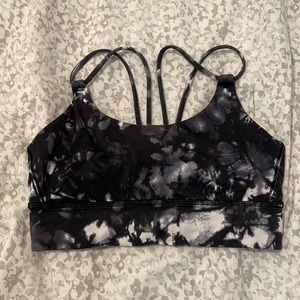 lululemon marble pattern bra